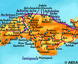 Map of Samos-Tour1