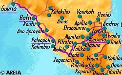 Map of Andros