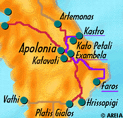 Map of Sifnos