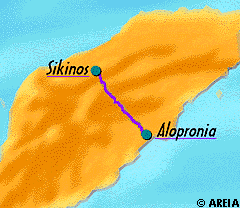 Map of Sikinos