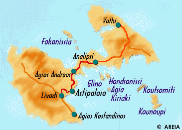 Map of Astipalaia