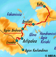 Map of Astipalaia