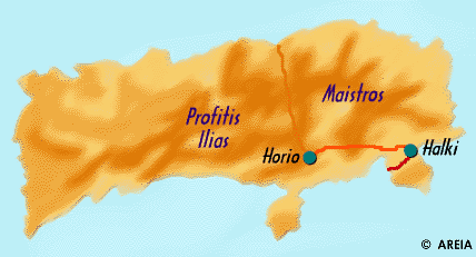 Map of Halki