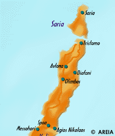 Map of Northern Karpathos