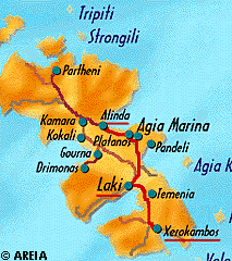 Map of Leros
