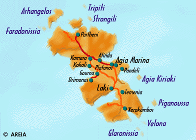 Map of Leros