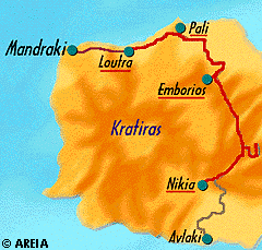 Map of Nissiros