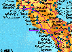Map of Corfu - Tour 2