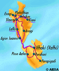 Map of Ithaki