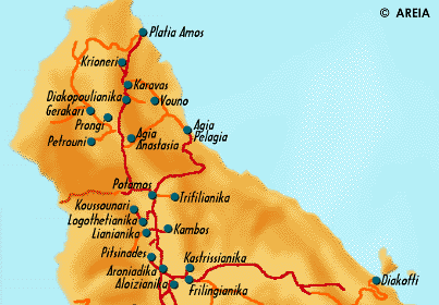 Map of Northern Kythera